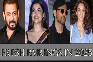 Salman khan to Rashmika Mandanna and Hrithik Roshan to Kiara Advani celebs fresh pairs of 2025