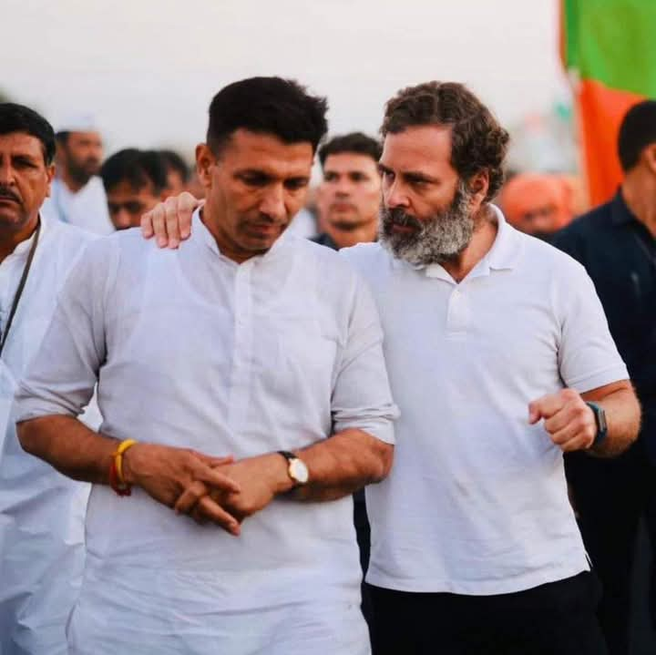 Rahul Gandhi Jai Bhim Jai Bapu Samvidhan Yatra