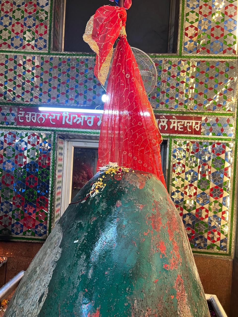 A view of Sheetla Mata Temple in Ludhiana, Punjab