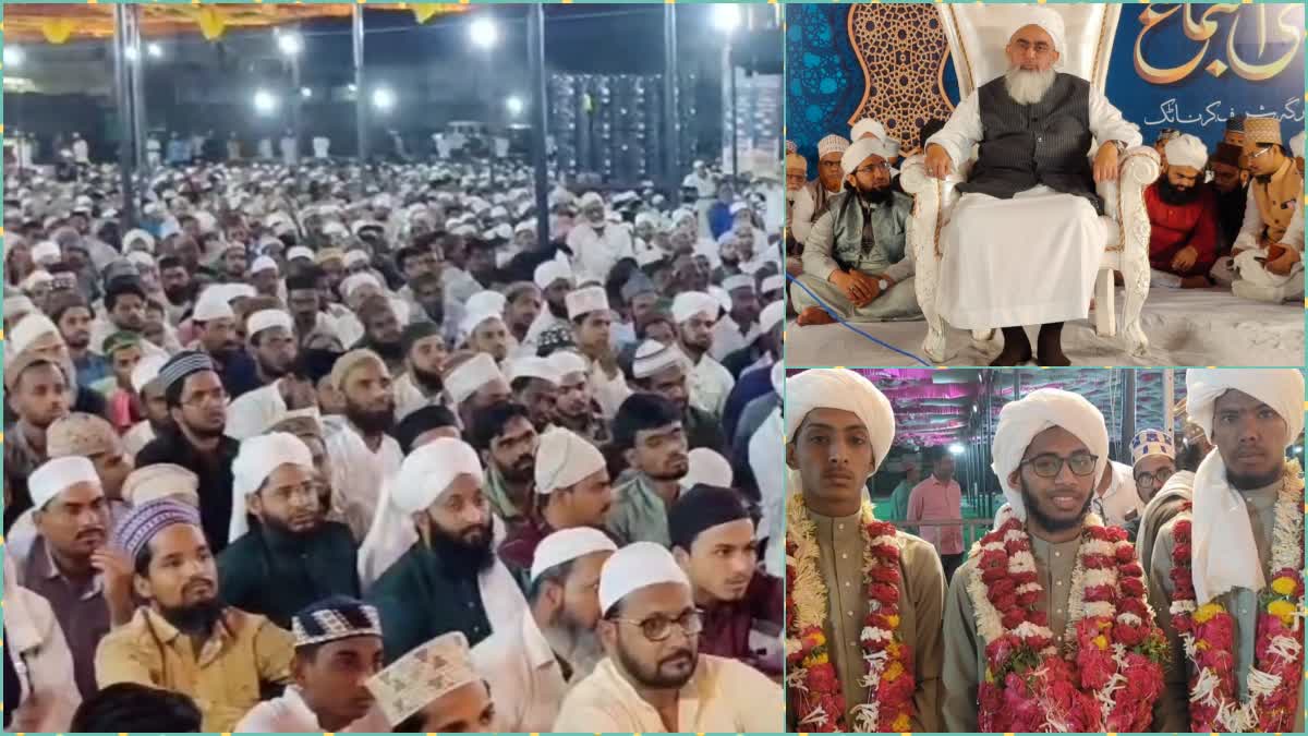 Thousands of people participated in the gathering of Sunni Dawat e Islami Gulbarga