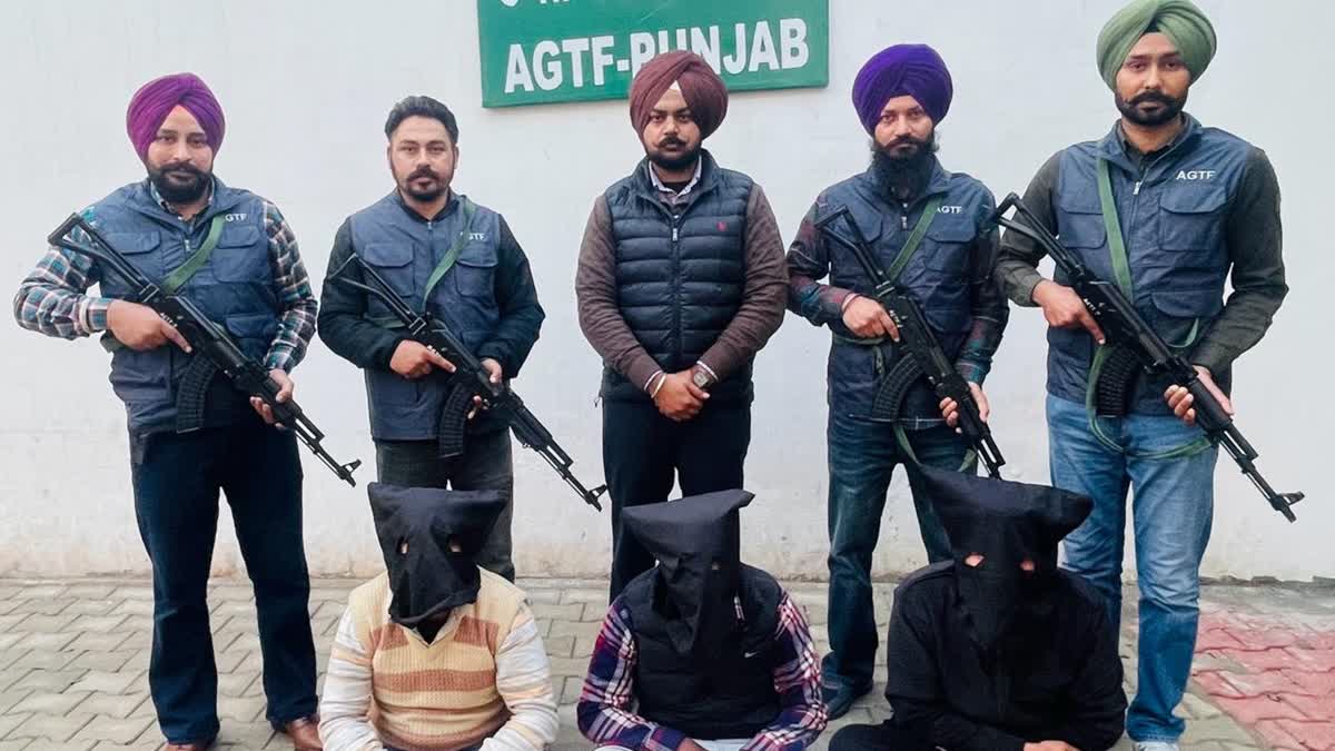 Punjab AGTF Arrests Three Terror Associates with Arms and Ammunition