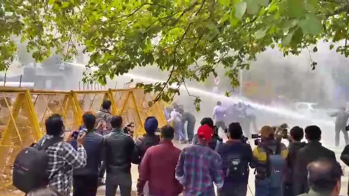 NSUI Protest chandigarh