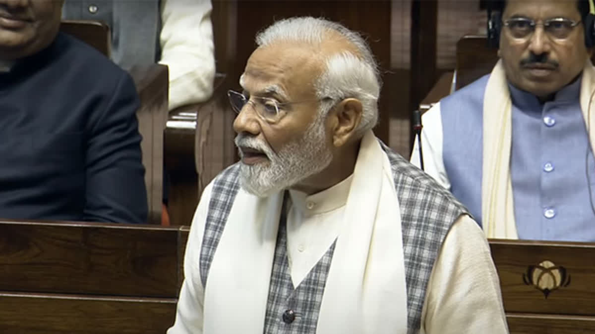 PM Modi Speaking in Rajya Sabha