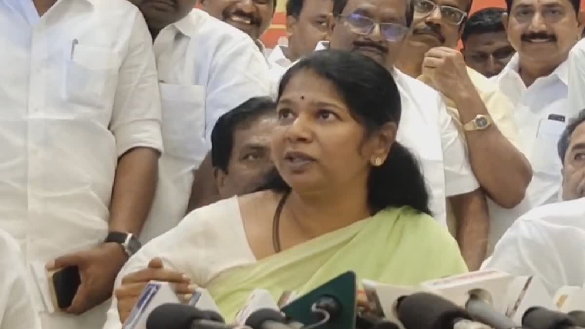 DMK MP Kanimozhi