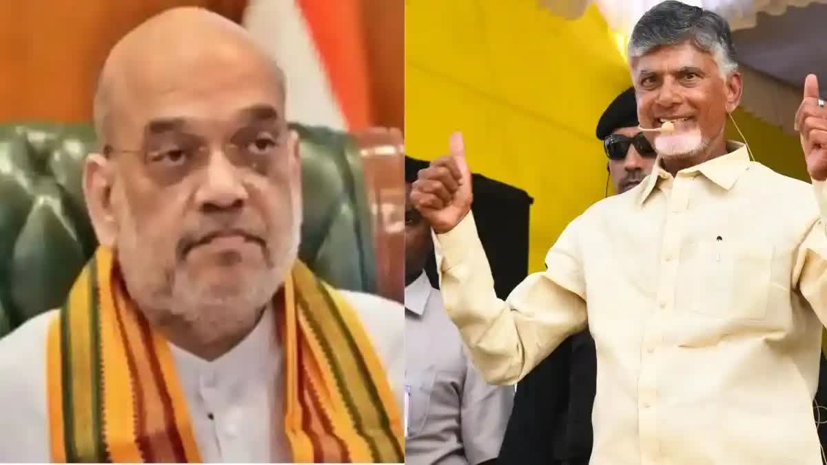 political equation change in andhra pradesh chandrababu naidu leaves for delhi to meet amit shah