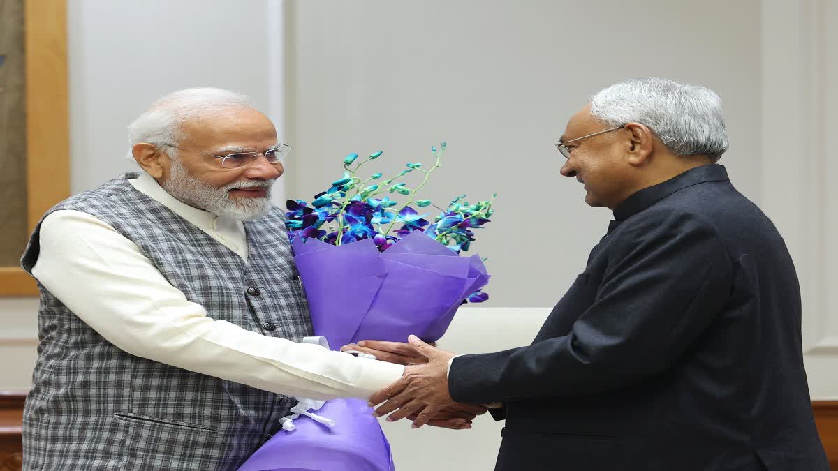 CM Nitish Kumar meet Prime Minister Narendra Modi in Delhi