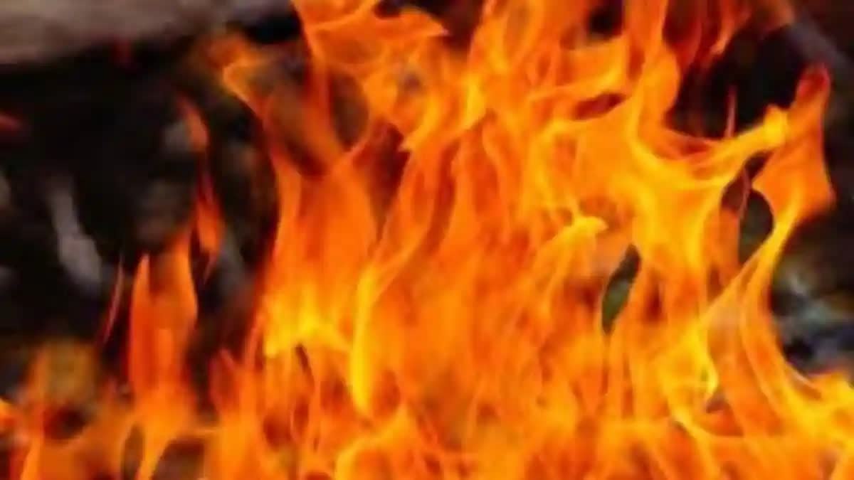 Child burnt in fire in Giridih