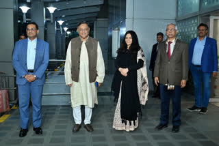 This is Hasan Mahmud's first foreign visit after being sworn into the new Bangladesh government following Sheikh Hasina's historic victory, securing a consecutive fourth term as Prime Minister.