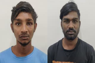 Etv Bharathoysala-police-chased-and-caught-two-robbers-who-stole-mobile-phone