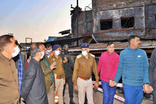 CM Sukhvinder Singh Sukhu, baddi fire news