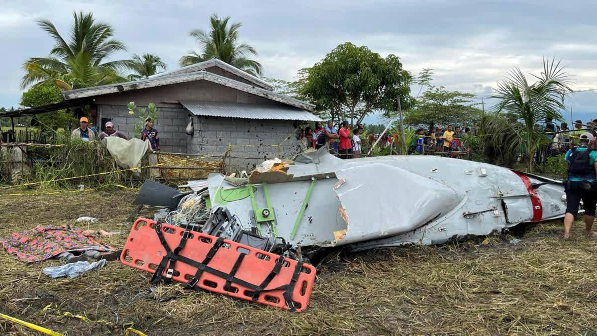 One US service member and three defence contractors were killed when a plane contracted by the US military crashed in southern Philippines