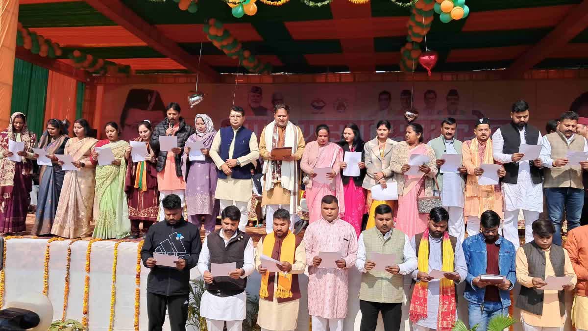 Oath taking ceremony of Mayor and Councillors in Rudrapur