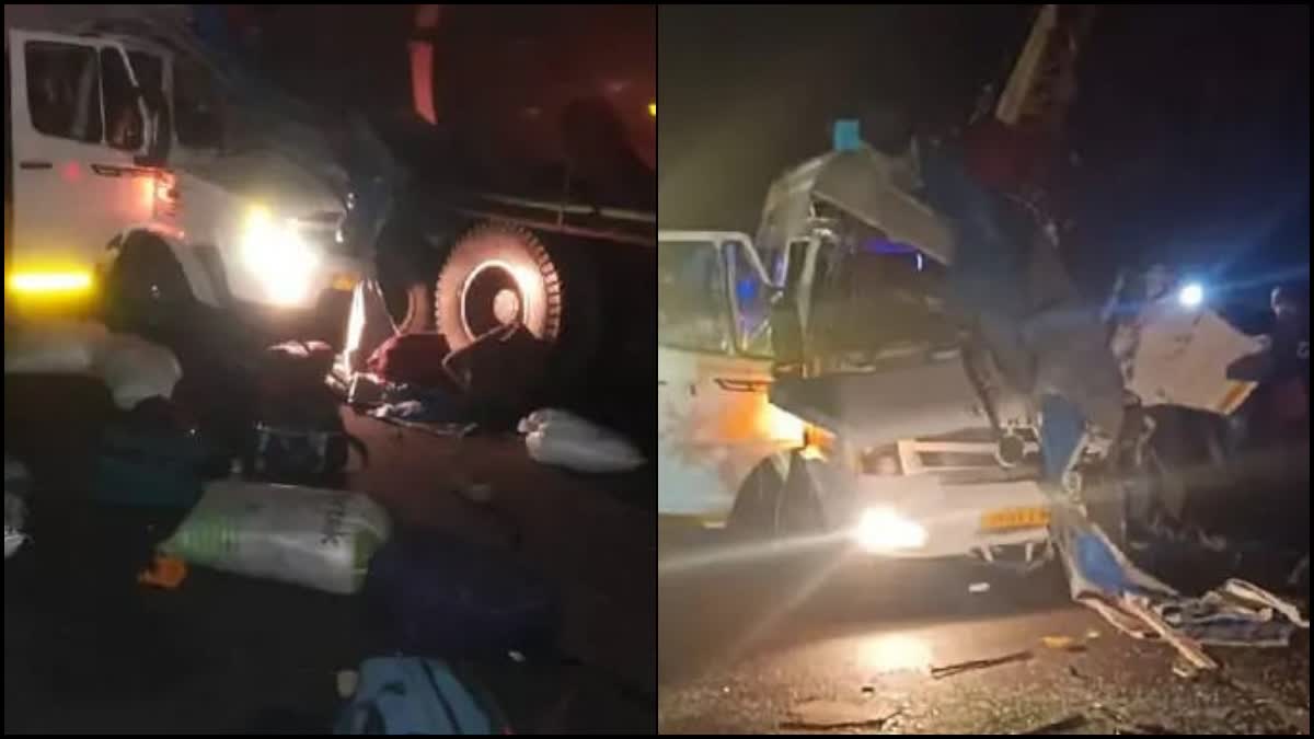 TT and Lorry accident in Indore