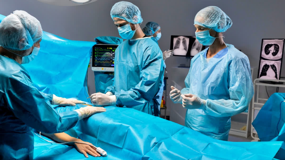 Surgeons in the operating room