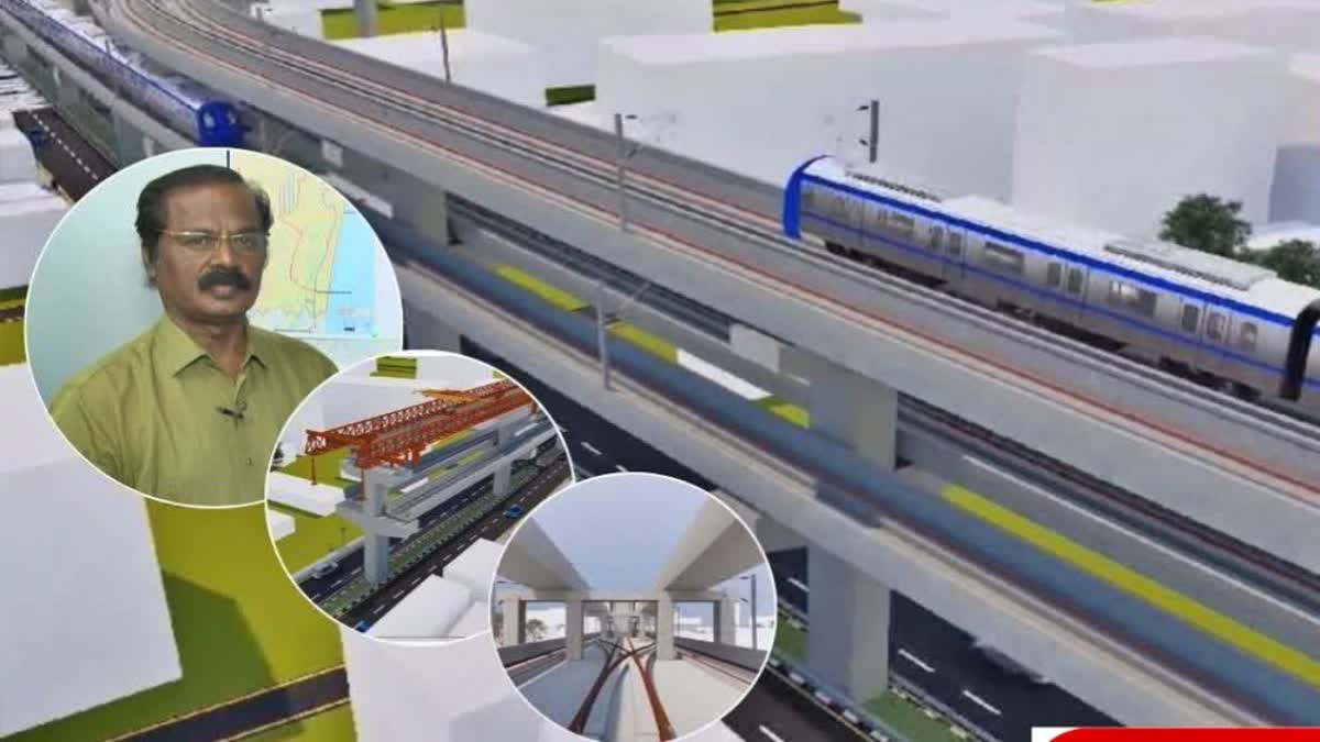 Chennai Metro to set a record with 5 tracks on a single pillar