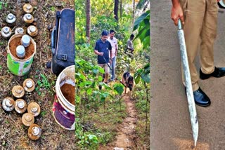 WEAPONS SEIZED BY THE POLICE  വളയം ബോംബ് വാർത്ത  KOZHIKKODE BOMB AND WEAPONS NEWS  Weapons Seized In Kozhikode