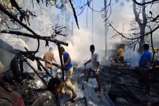 Explosion in a firecracker factory in Nadia, West Bengal