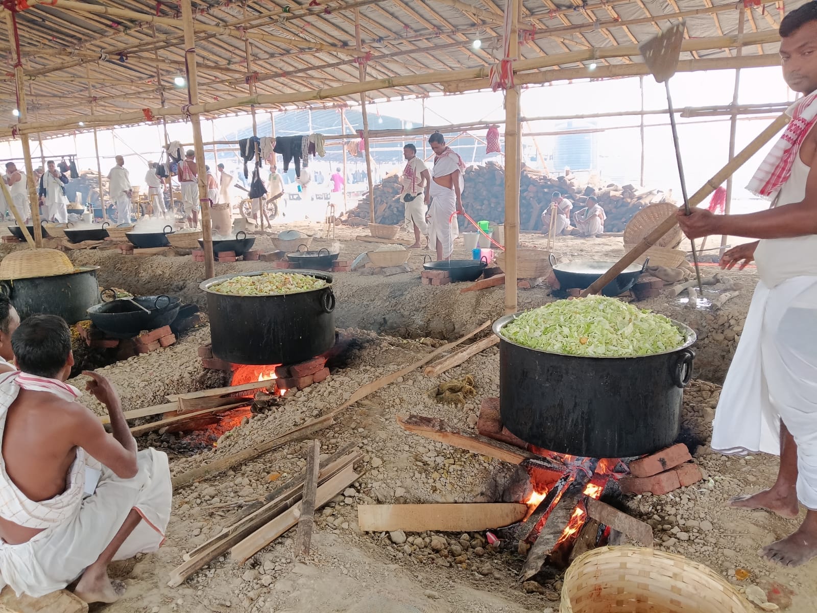 Srimanta Sankaradeva Sangha Jorhat session, Mega arrangement at eatery for welcoming devotees