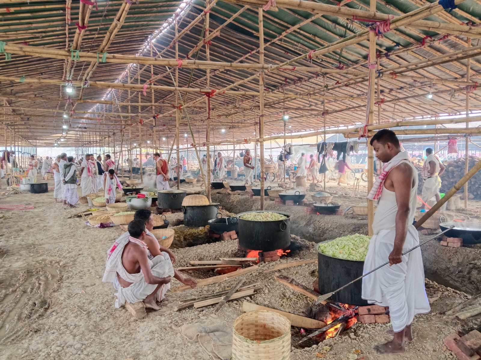 Srimanta Sankaradeva Sangha Jorhat session, Mega arrangement at eatery for welcoming devotees