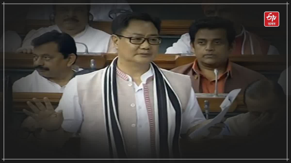 Kiren Rijiju on Manipur crisis