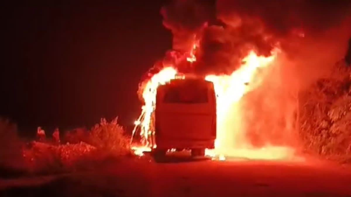 Burning Bus