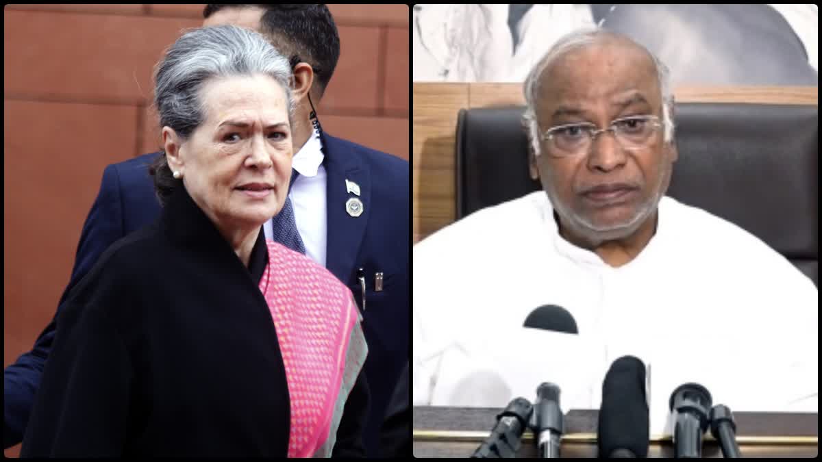 Sonia and Mallikarjun Kharge