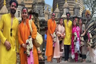 Rakul and Jackky at Kamakhya Devi Temple