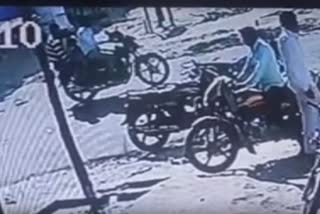अपहरण का सीसीटीवी फुटेज.