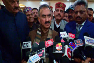 CM Sukhvinder Singh Sukhu