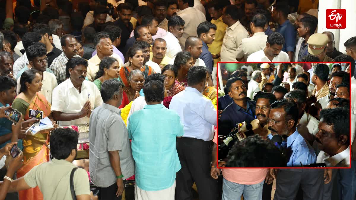 Thirumavalavan Tributes MLA Pugazhendhi