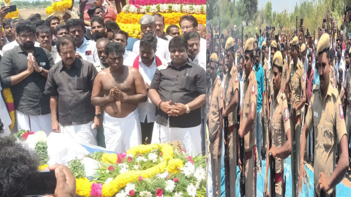 MLA Pugazhenthi Body Was Cremated