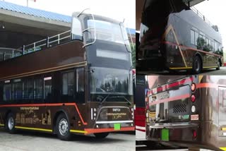 KSRTC DOUBLE DECKER ELECTRIC BUS  PASSENGERS CAN BUY SNACKS IN KSRTC  കെഎസ്ആർടിസി  തിരുവനന്തപുരം നഗരക്കാഴ്‌ചകൾ