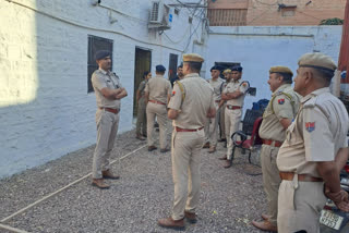 Police had gone to settle a land dispute between two parties on Saturday in the Balesar area of ​​Jodhpur when they were heavily attacked.