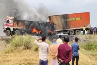 Fire on Bemetra National Highway