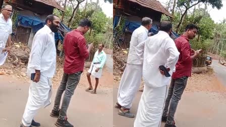 CPM LEADERS VISITED SHARILS HOUSE  PANOOR BOMB BLAST  പാനൂർ ബോംബ് സ്ഫോടനം  സിപിഎം