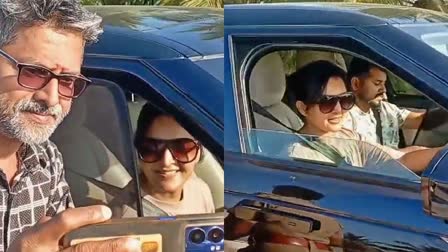 Manju Warrier's Car Stopped for Checking on Trichy Highway, Fans Crowd to Take Selfies