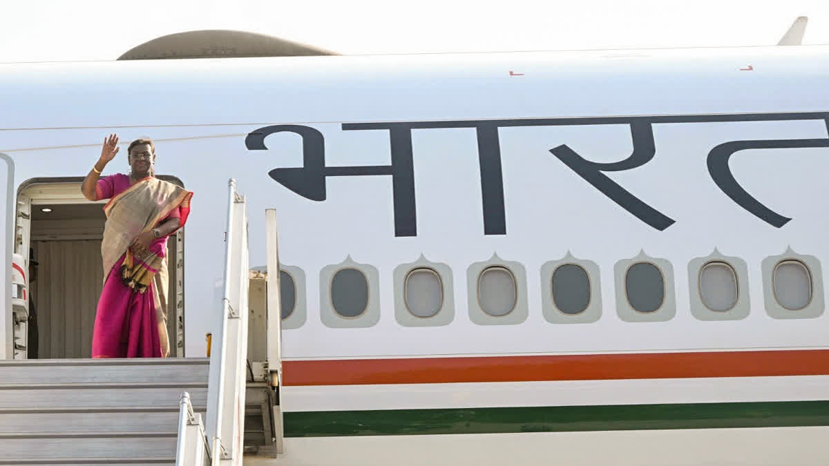 President Murmu Arrives In Portugal