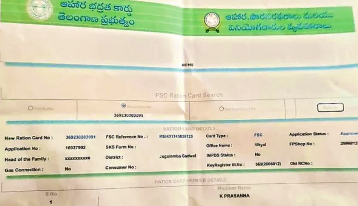 Ration Card Names Issues In Telangana