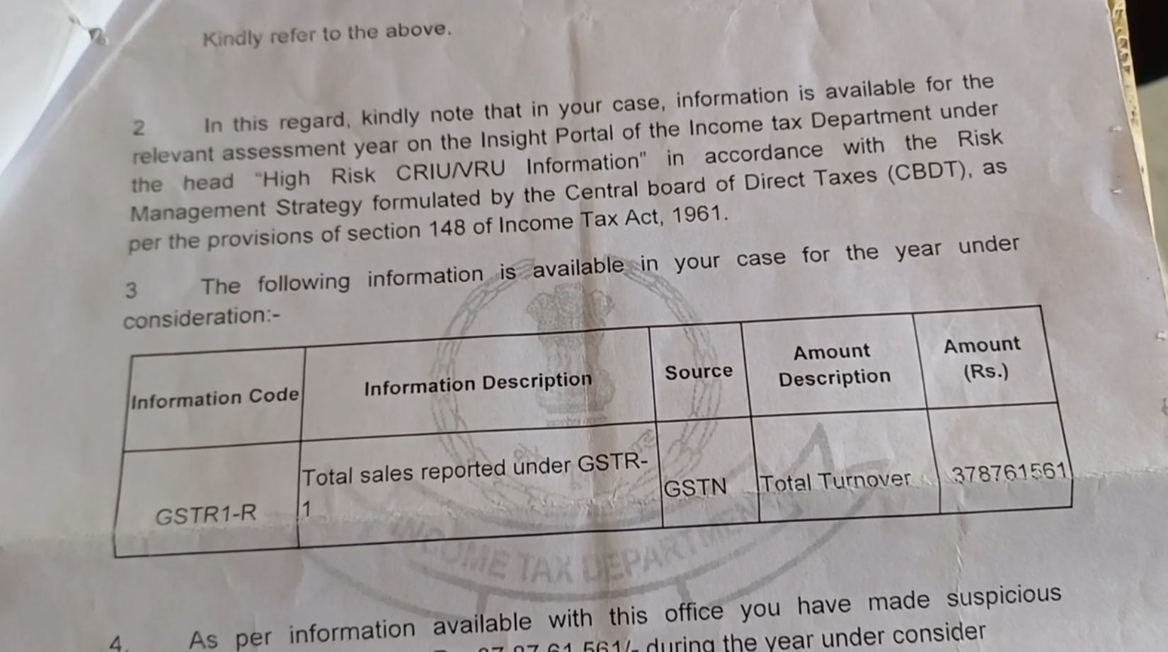 Income Tax Department sent a notice of 37 crore 87 lakhs to a salon owner in Sirsa Haryana who earns 500 rupees a day