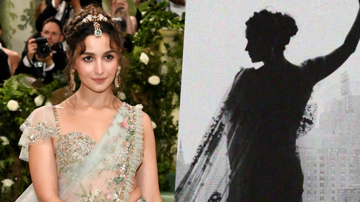 Met Gala 2024: Alia Bhatt Makes Grand Entrance at Prestigious Event in Iconic Sabyasachi Saree