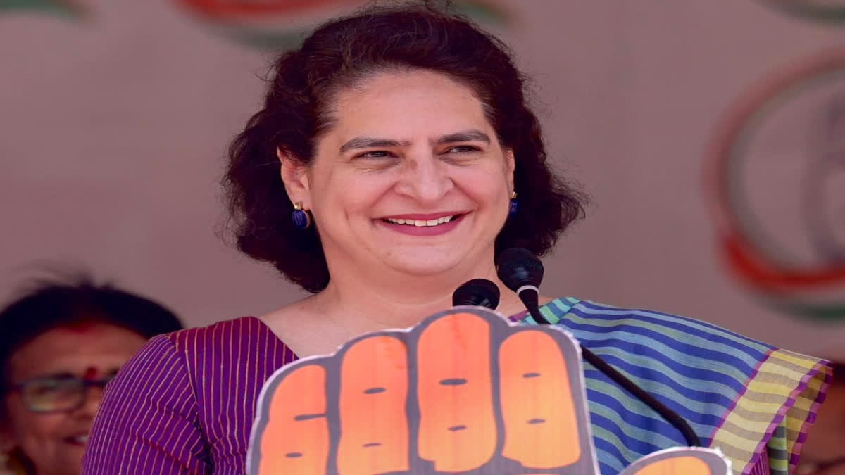 Congress' Priyanka Gandhi urged people to vote in large numbers in the third phase of the Lok Sabha polls 2024.