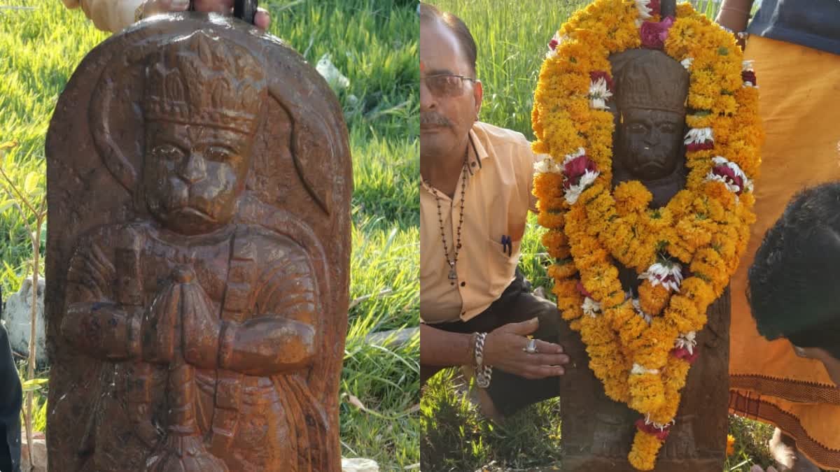 Hanumanji idol found in Indore