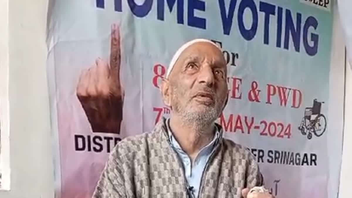 Ali Mohd Rather, First Home Voter in Srinagar's Lok Sabha Election 2024