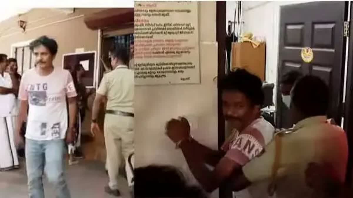 DRUNKARD ATTACK WOMAN IN THIRUVALLA  YOUNG WOMAN ATTACKED IN THIRUVALLA  തിരുവല്ലയില്‍ മദ്യപന്‍റെ ആക്രമണം  സ്‌കൂട്ടർ യാത്രികയെ ആക്രമിച്ചു