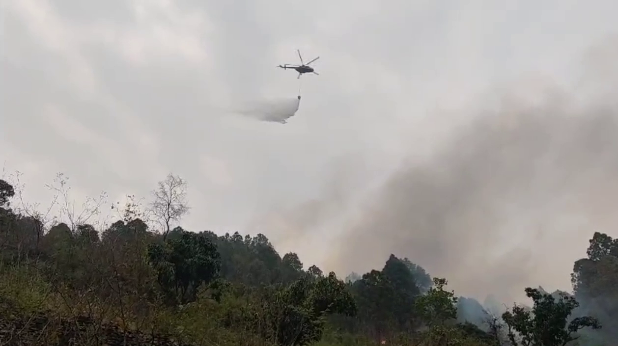 IAF Extinguishing Forest Fire