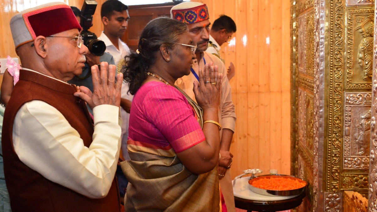 President Visited Taradevi and Sankatmochan Temple