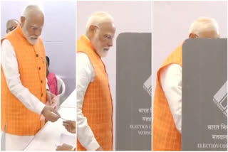 PM Modi casts his vote