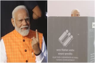 PM Modi Votes In Ahmedabad