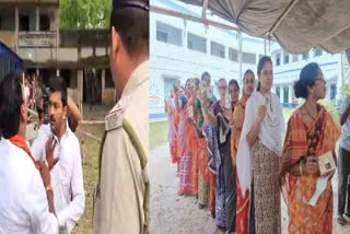 مغربی بنگال کی چارسیٹوں میں سکیورٹی کے درمیان ووٹنگ جاری