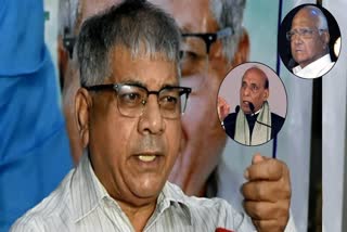 Prakash Ambedkar, Sharad Pawar and Rajnath Singh